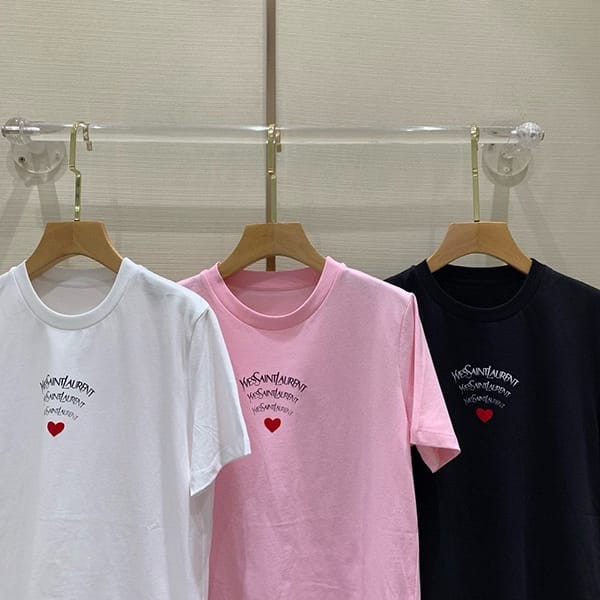 送料無料サンローラン シグネチャーロゴ Ｔシャツ パロディ3色 Sai11334